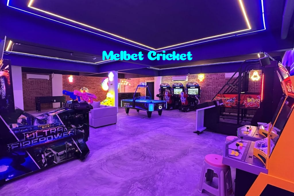 Melbet Cricket casino presented on mobile device in Pakistan with slots and live games